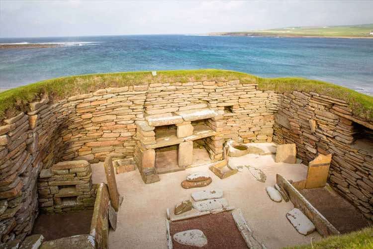 اسکارا برا Skara Brae از جاذبه های گردشگری انگلیس