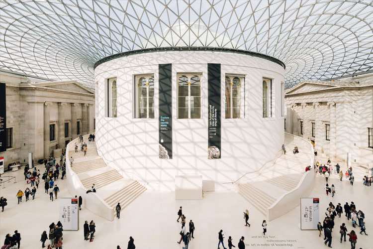 موزه بریتانیا The British Museum از جاذبه های گردشگری انگلیس